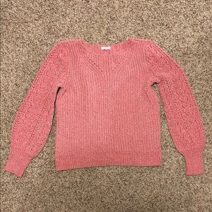 Maurices Pink Knit Sweater